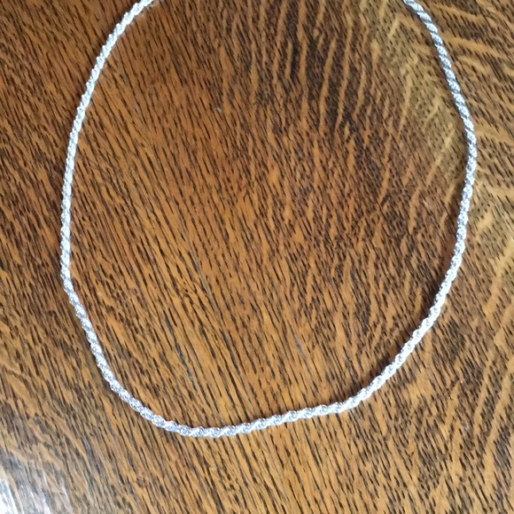 QVC Jewelry - Italian Sterling Silver Rope Necklace